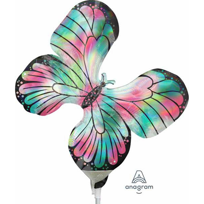 Teal/Pink Butterfly Decorative Piece.