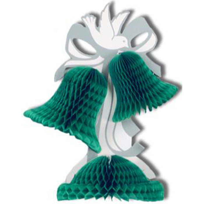 Teal Bell Centerpiece 12" (1/Pkg)