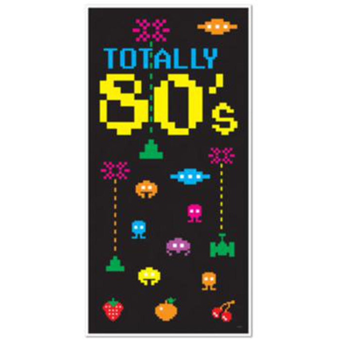 Totally 80'S Door Cover - 30" X 5' (1/Pkg)