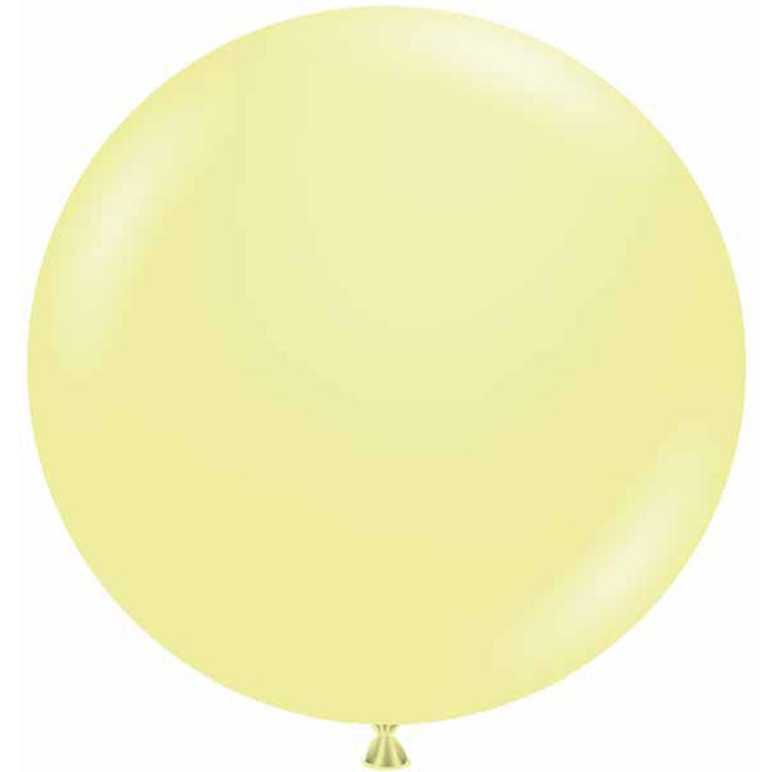 "Tuftex 36" Lemonade Yellow Balloons - Pack Of 10"
