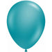 Tuftex 5" Metallic Teal Balloons - Pack Of 50