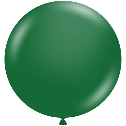 Tuftex Metallic Forest Green Balloons - 10 Pack, 36"