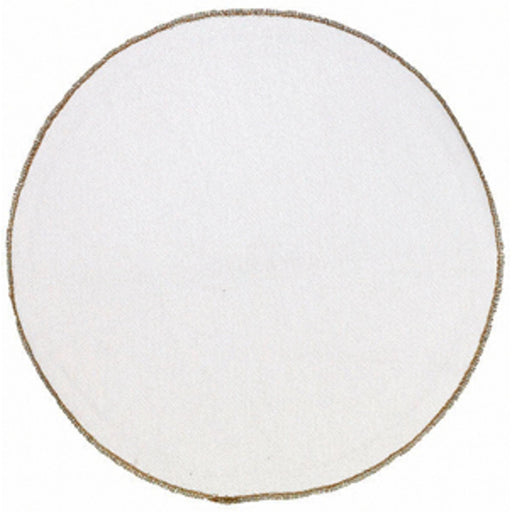 "Tulle Circles With Gold Trim"