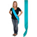 Turquoise Satin Sash - Customize Your Style