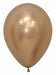 Sempertex Reflex Gold 5" Latex Balloons, 50 Pack