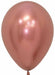 Sempertex 5" Reflex Rose Gold Latex Balloons, 50 Pack
