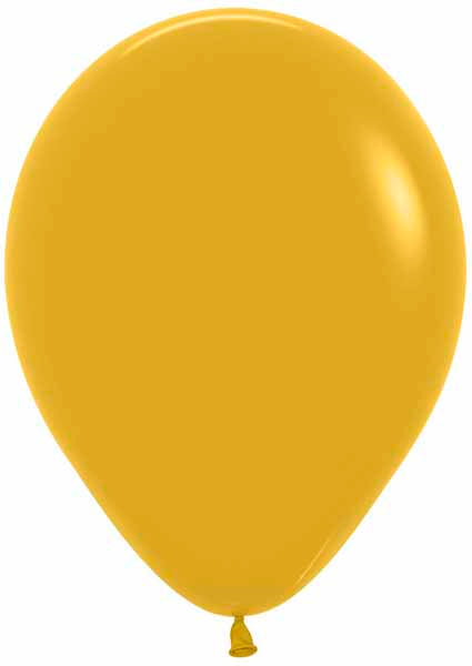 Sempertex 5-Inch Mustard Latex Balloons, 50 Count