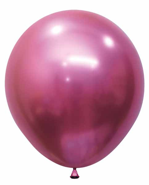 Sempertex Reflex Fuchsia 18-Inch Latex Balloons, 25 Pack