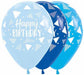 HBD TRIANGLES BLUE 11" SEMPERTEX 50/BG
