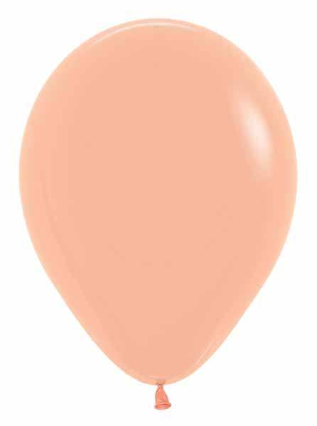 Sempertex Peach Blush 11 Inch Latex Balloons, 50 Pack