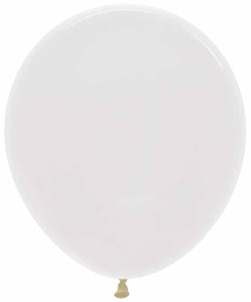 Sempertex Crystal Clear 18-Inch Latex Balloons, 25 Count