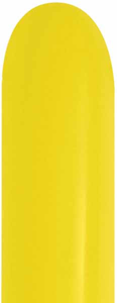 Sempertex 260 Yellow Twisting Balloons, 50 Count