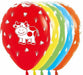 Sempertex Farm Animals Assorted 11-Inch Latex Balloons, 50 Count
