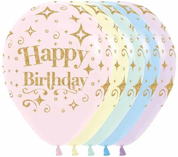 HBD DIAMONDS PASTEL 11" SEMPERTEX 50/BG