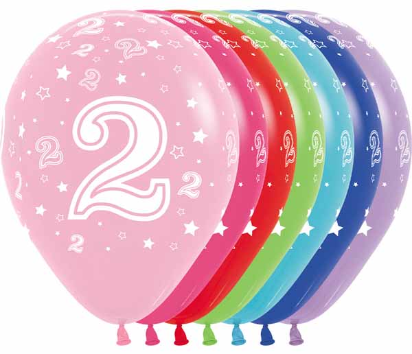 NUMBER "2" ASST 11" SEMPERTEX 50/BG