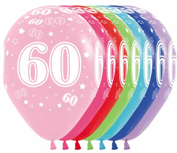 NUMBER "60" ASST 11" SEMPERTEX 50/BG
