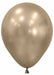 Sempertex 5" Silk Gold Dust Latex Balloons, 50 Count