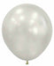 Sempertex Silk Oyster White 18-Inch Latex Balloons, 25 Pack