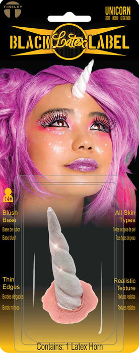 Tinsley Transfers Black Label Latex Unicorn Horns