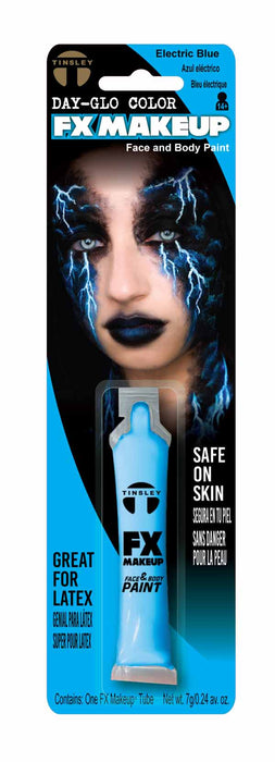 Tinsley Transfers Dayglo Electric Blue Face & Body Paint