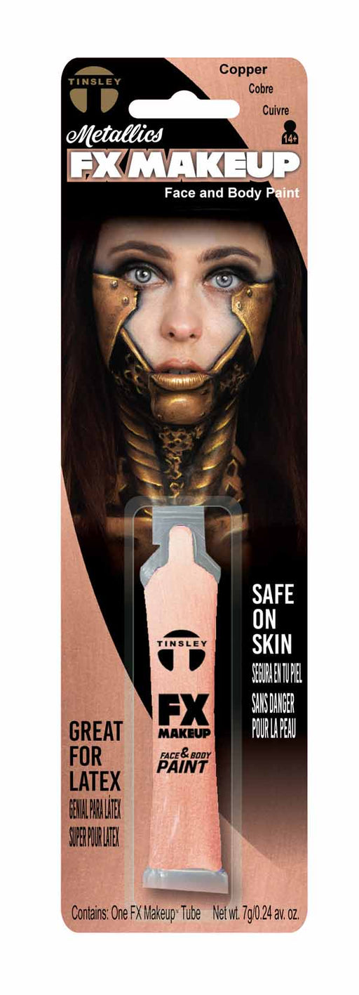 Tinsley Transfers Metallic Copper Face & Body Paint FX