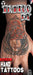 Tinsley Transfers Rose Girl Hand Temporary Tattoos