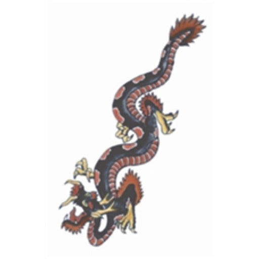 Vintage Dragon Temporary Tattoo