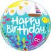 Maritime Fun Birthday Bubble Balloon, 22 Inch
