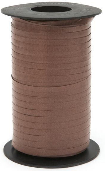 Chocolate Brown Curling Ribbon, 3/8 Inch x 250 Yards