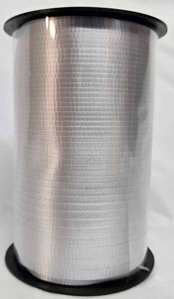 Silver Curling Ribbon, 500 Yards