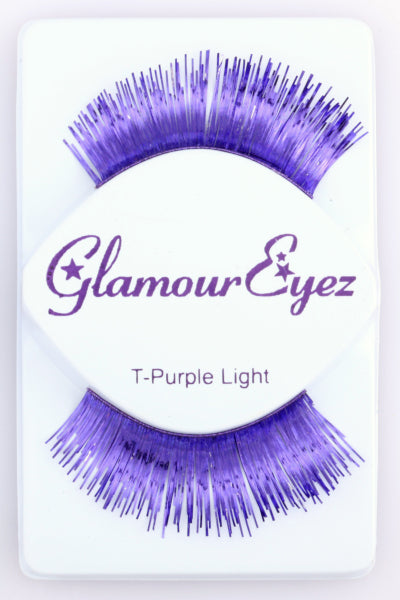 Glamour Eyez Purple Tinsel False Eyelashes