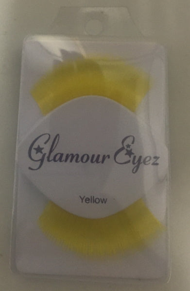 Glamour Eyez Regular Yellow False Eyelashes