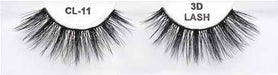 Black 3D Faux Mink False Eyelashes, Style CL 11