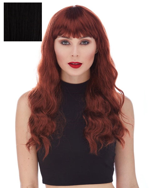 Sepia Kitty Wig in Off Black #1B