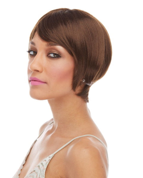 Brassy Brown Costume Wig