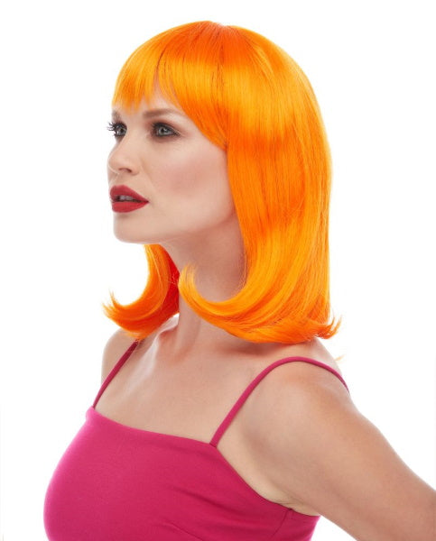 Orange Doll Costume Wig