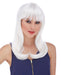 Classy Costume Wig in Platinum White