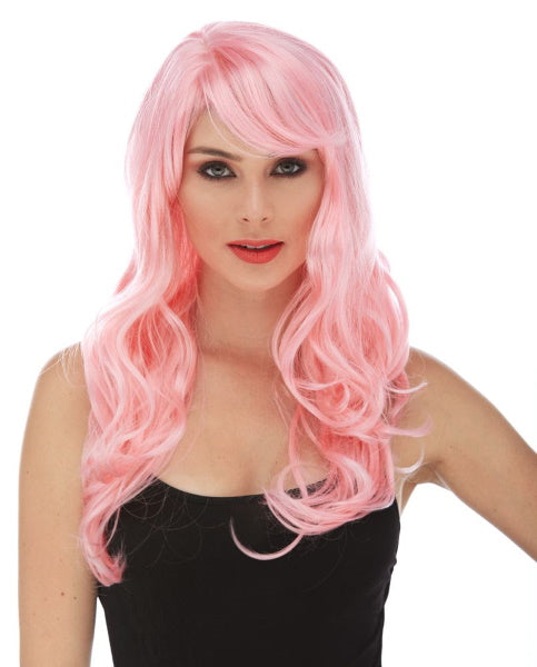 Pink Burlesque Costume Wig