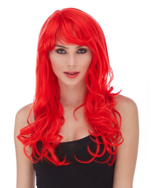 Red Burlesque Costume Wig
