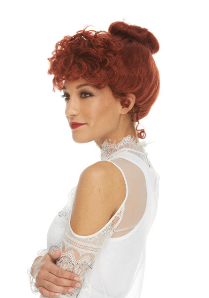 Auburn Gibson Girl Costume Wig