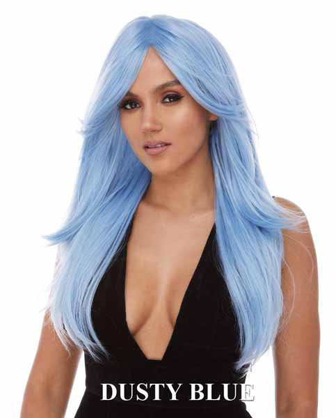 Moonlight Wig in Dusty Blue
