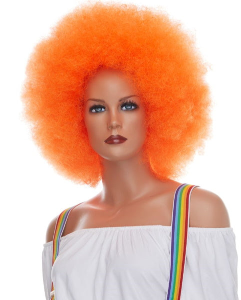 Orange Jumbo Clown Wig