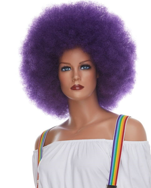 Purple Jumbo Clown Wig