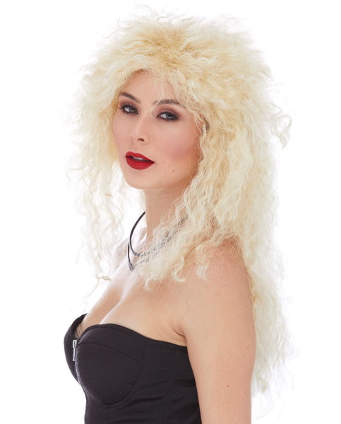 Blonde Heavy Metal Costume Wig