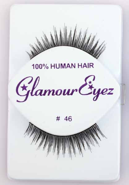 Glamour Eyez Black False Eyelashes #46