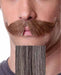 Grey Character Costume Moustache