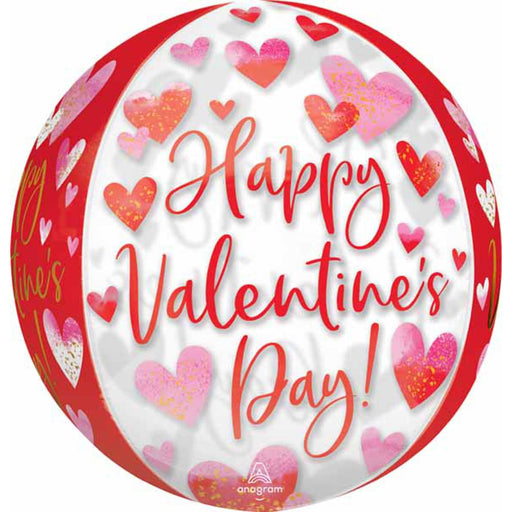 "Watercolor Hvd Orbz Balloon With G20 Helium Tank Package"