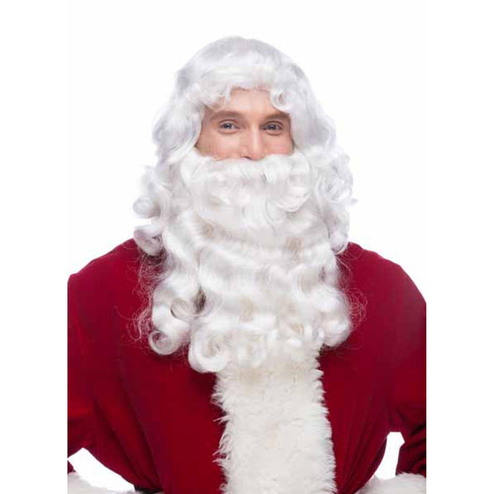 "Wb Sepia Santa Wig And Beard Set"