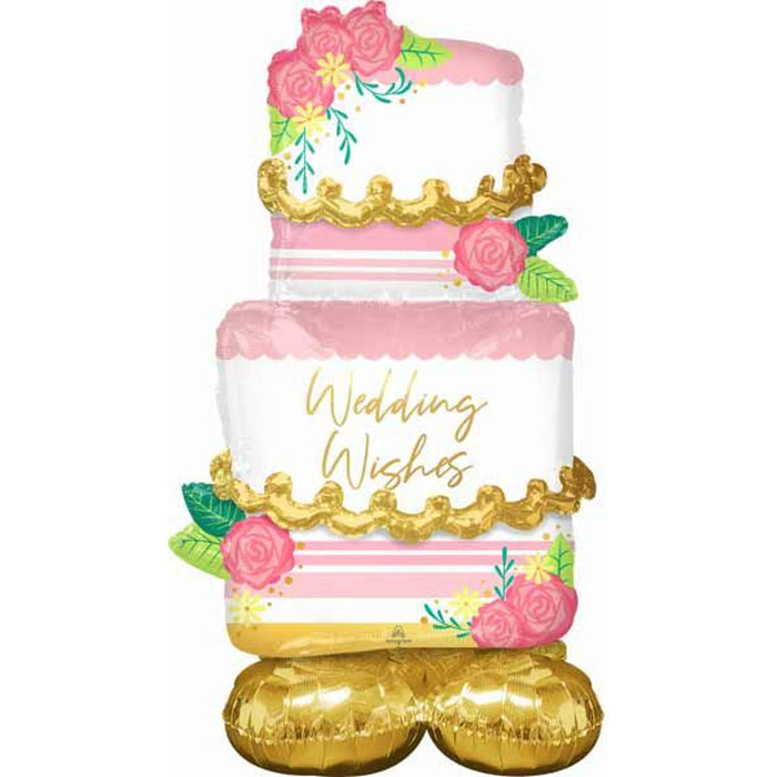 Wedding Cake Ci: Large 52" Airloonz Balloon Package.