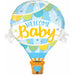 "Welcome Baby Blue Balloon - 42" Shape Package"